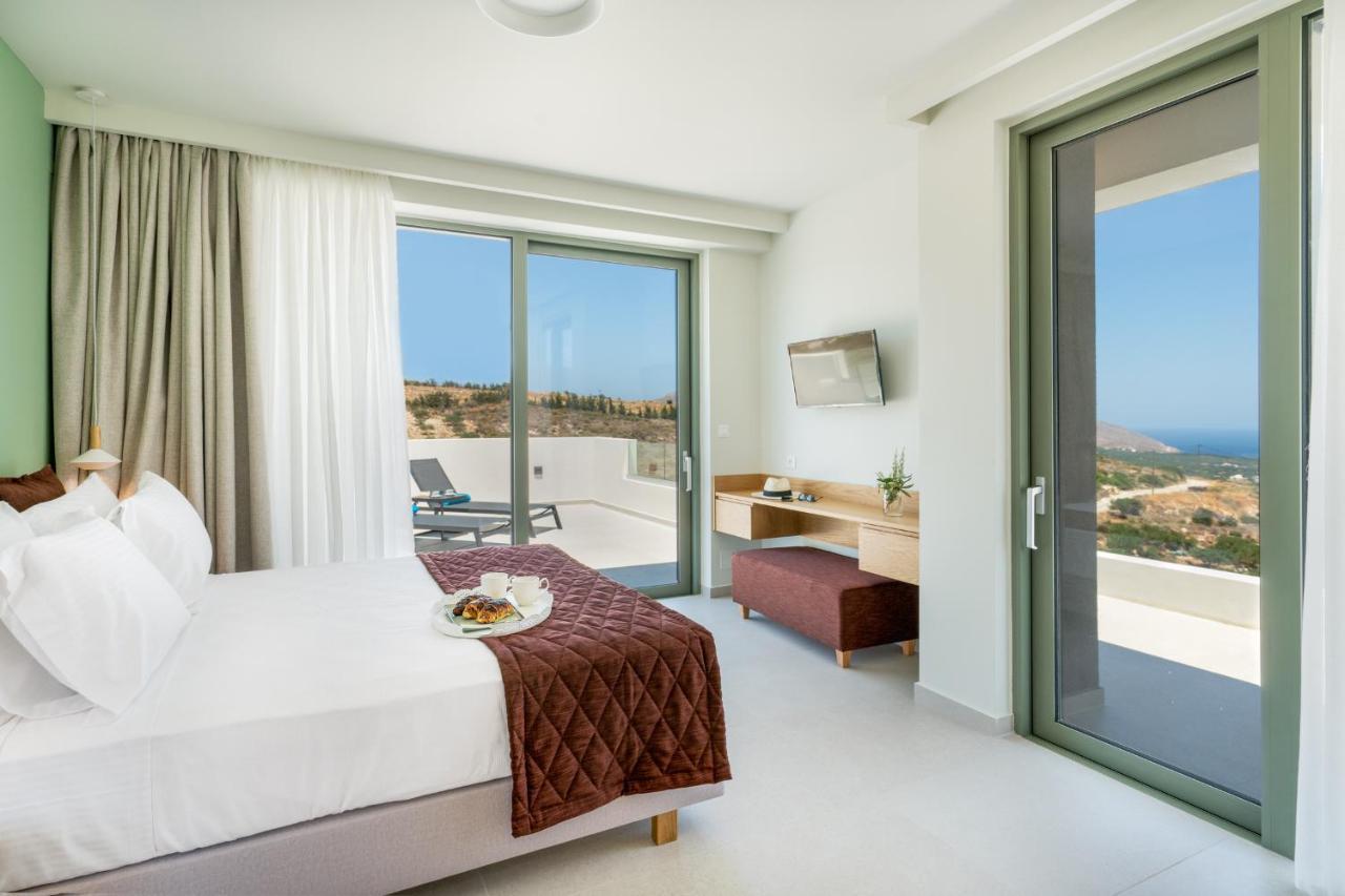 Luxurious Villa Cretan Aura With Private Heated Pool, Jacuzzi And Playroom Agios Ioannis  Exteriér fotografie