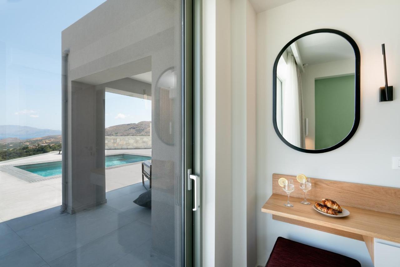 Luxurious Villa Cretan Aura With Private Heated Pool, Jacuzzi And Playroom Agios Ioannis  Exteriér fotografie