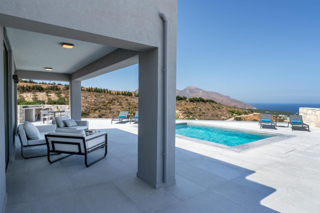 Luxurious Villa Cretan Aura With Private Heated Pool, Jacuzzi And Playroom Agios Ioannis  Exteriér fotografie